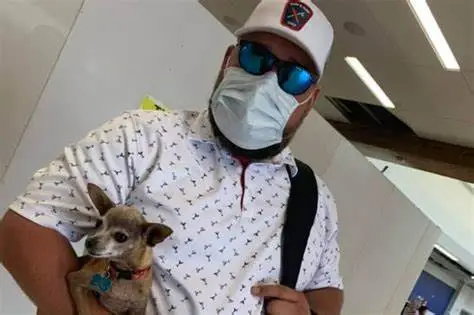 夫妻登机前被告知行李超重 打开行李箱竟发现宠物狗在里头