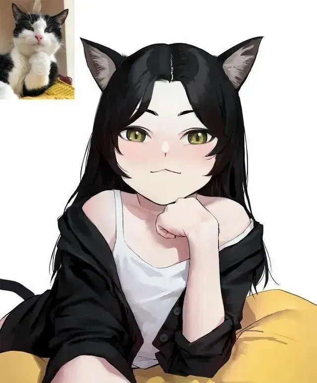 猫咪变成女孩子？猫咪：变成女孩子，铲屎官都不陪我