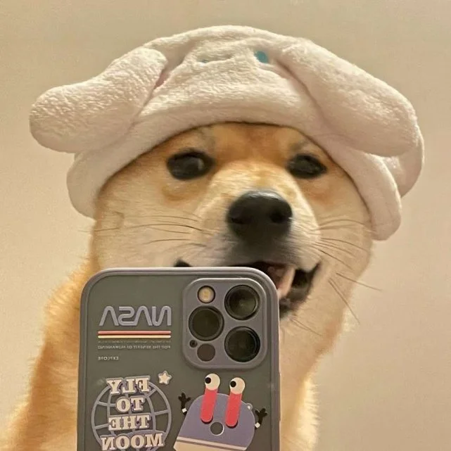 自恋的狗的自拍