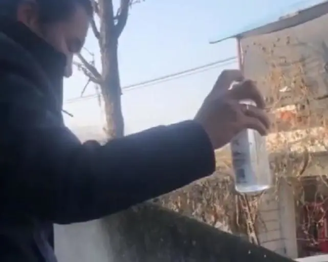 陕西一狗狗独自在家饿到直叫，邻居大叔每天隔空投喂，眼神太心酸