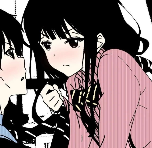 可爱吧情侣头像｜因为你没有新故事所以才会对旧故事念念不忘