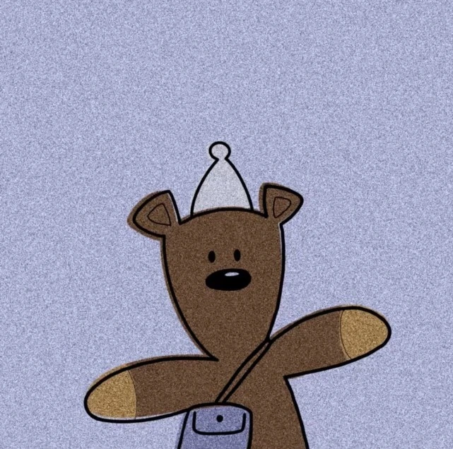 超可爱的憨憨小熊头像来啦！