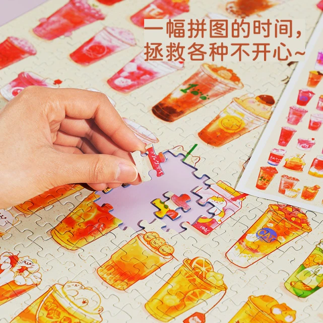 【拼图推荐264】吃货的福音拼图《88个狗狗面包》《100杯猫猫奶茶》