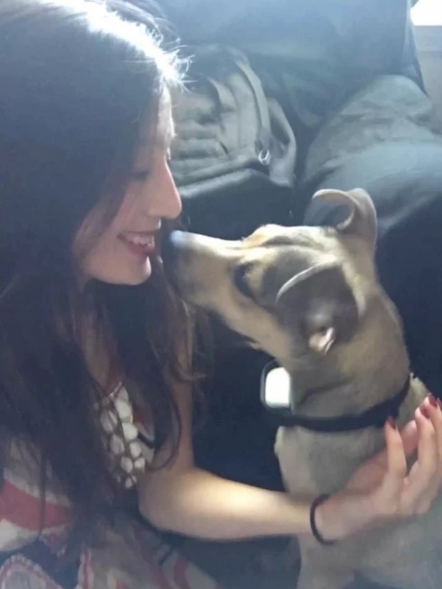 为纪念离世爱犬，妹子把它拥抱自己的样子，纹在了手臂上……