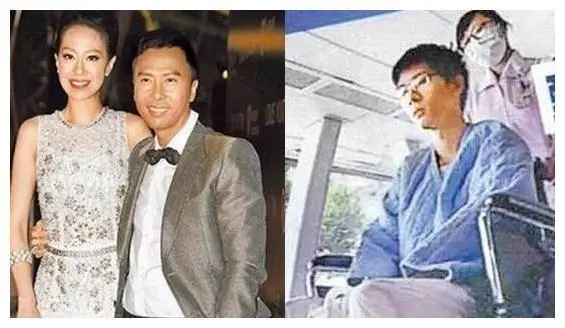 甄子丹，铁血硬汉也会柔情似水，身后的女人一个比一个高？