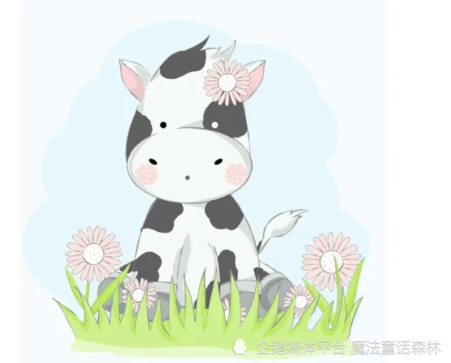 六一儿童节快乐童话：勤奋好学的大白牛