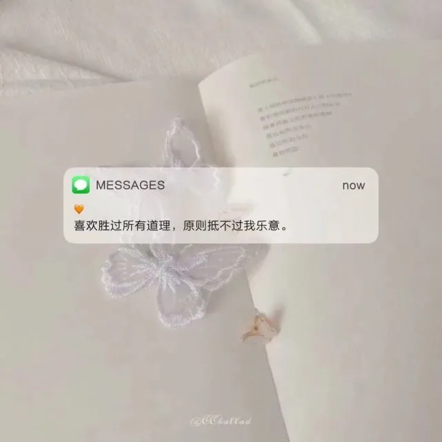 文案花园：你很可爱，是值得被爱。